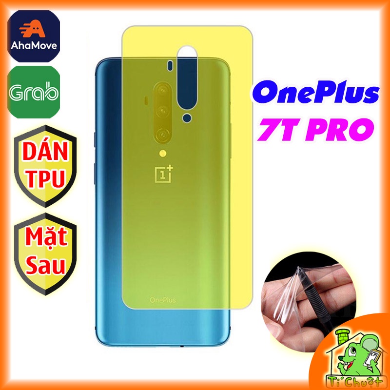 [Mặt Sau] Dán TPU OnePlus 7T Pro Cường Lực Dẻo Trong Suốt