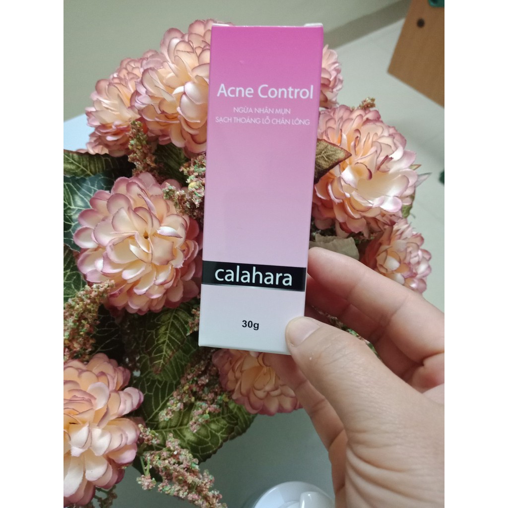[date 2024] kem ngừa nhân mụn kiềm dầu chống lão hóa calahara acne control