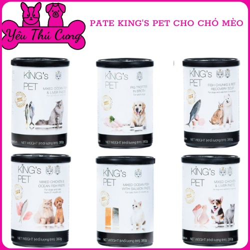 Pate King's Pet cho Chó Mèo- 6 vị.....YEUTHUCUNGDAKNONG