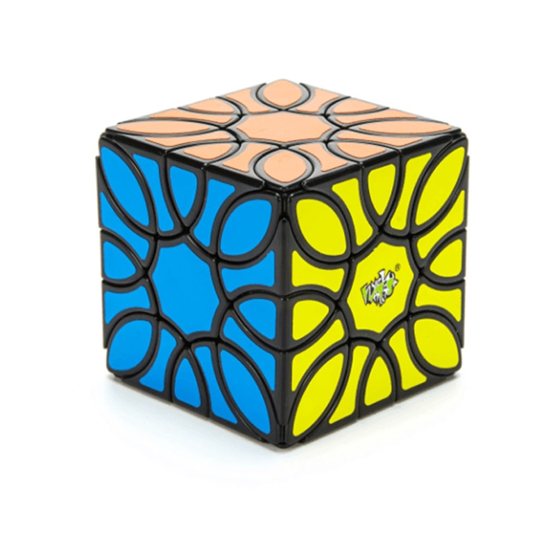 Lanlan Sunflower Magic Cube 3x3x3 Speed Stickers Rubik's Cube Puzzle  kids toys
