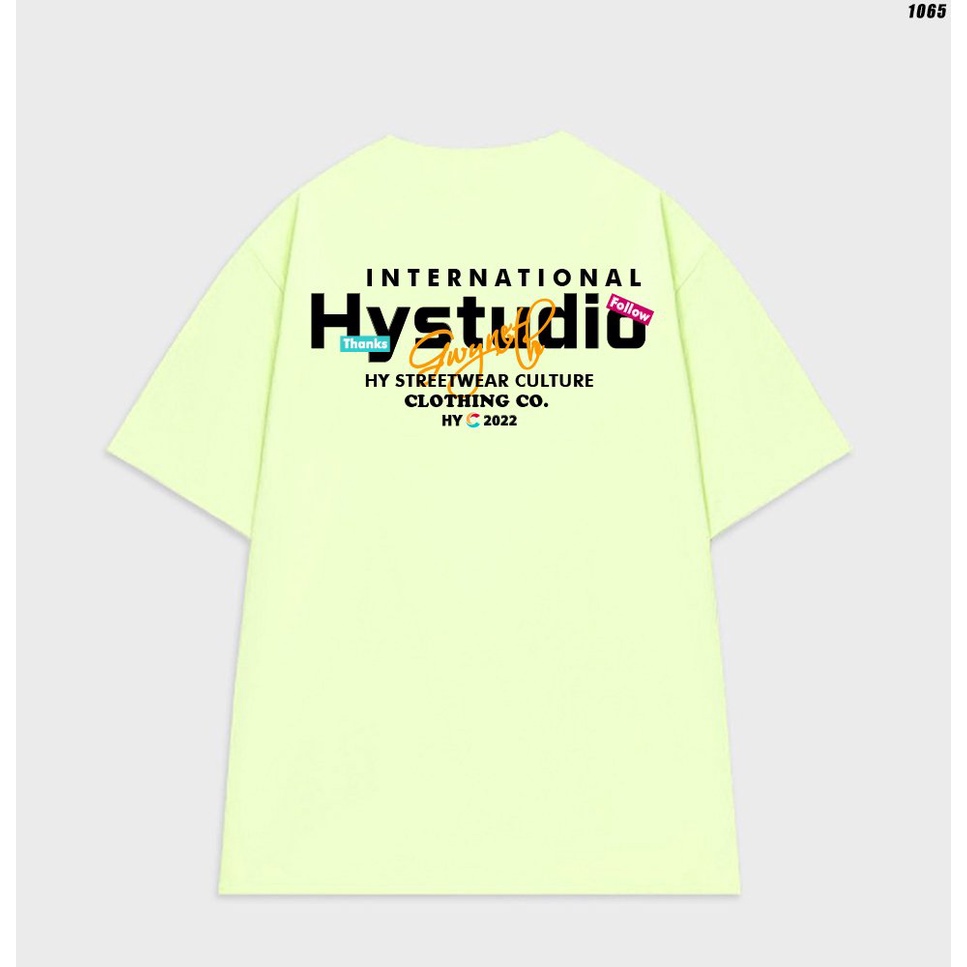 Áo thun tay lỡ unisex form rộng International HY Studio 1065