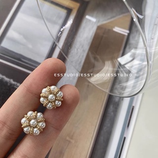 10 cái / lốc 12,5mm Ngọc trai kim loại Nút nhỏ cho áo sơ mi Thời trang của phụ nữ Nút trang trí cho quần áo Nút may thủ công tự làm
