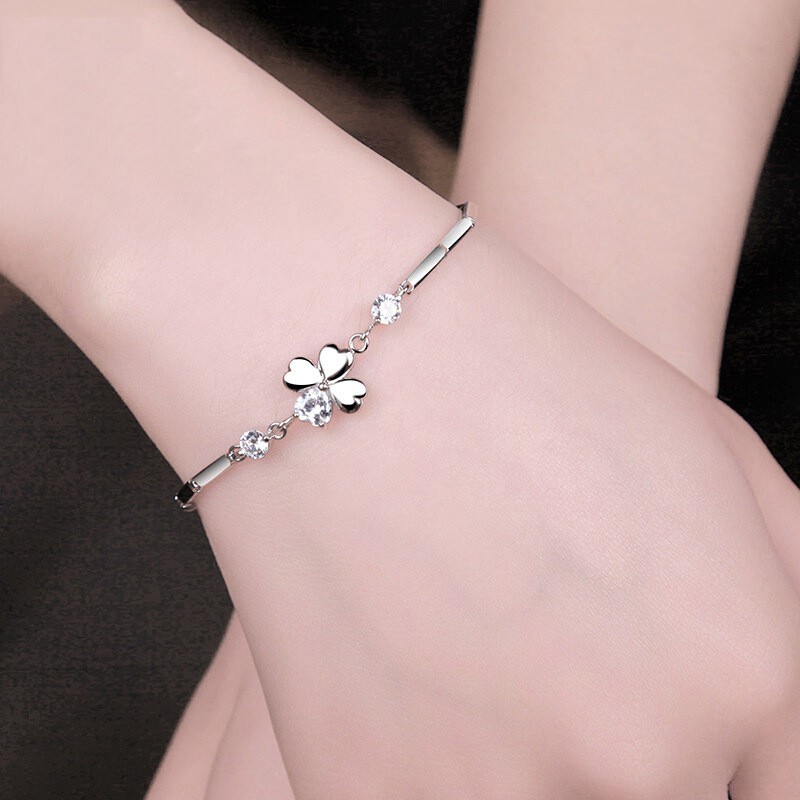 Vòng tay bạc 925 thời trang Trang sức cho phụ nữ