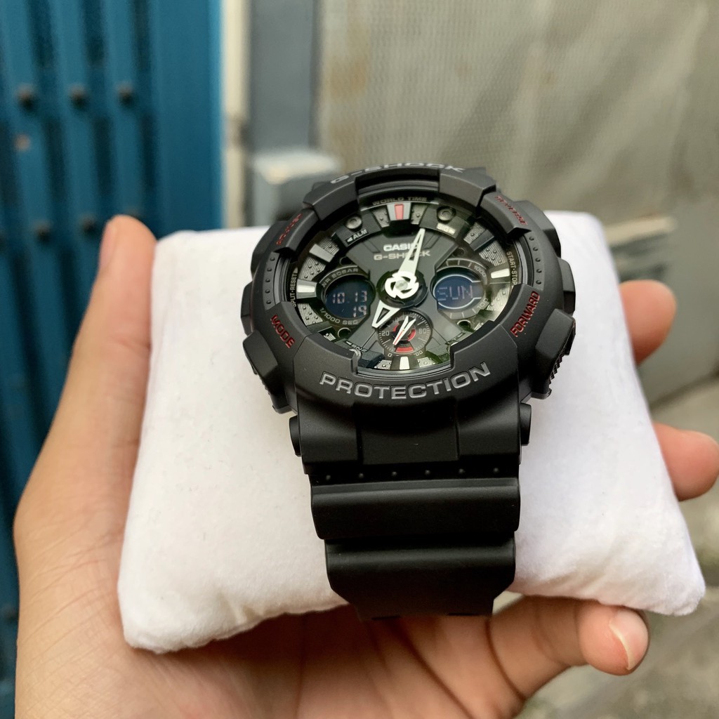 Đồng hồ Nam Casio G-shock GA-120-1ADR Chính hãng - Chống nước 20 ATM - Tuổi thọ pin 7 năm bảo hành quốc tế 12 tháng | BigBuy360 - bigbuy360.vn