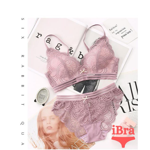 Áo Lót 💖Freeship💖_Bộ đồ lót ren cao cấp sexy, quyến rũ không gọng, đệm vừa | BigBuy360 - bigbuy360.vn