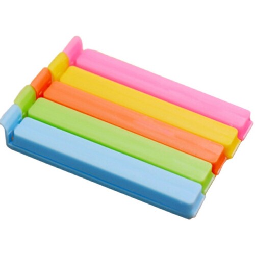 Kẹp miệng túi thực phẩm đồ ăn vặt ngăn không khí bảo quản thức ăn hiệu quả tiện lợi màu đỏ xanh vàng