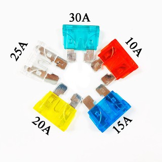 Bộ 10 cầu chì xe máy các cỡ 10A-15A-20A-25A-30A-35A Greennetworks