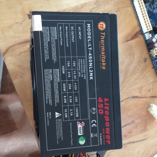 Nguồn cst Thermaltake Lt-450NL nguyên tem chính hang