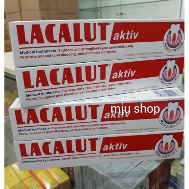 Kem Đánh Răng Lacalus Aktiv Chống Chảy Máu Chân Răng tuýp 70g