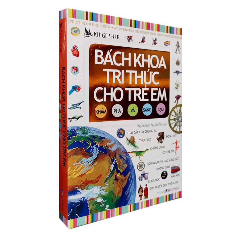 Sách- Bách Khoa Tri Thức Cho trẻ Em - Khám Phá và Sáng Tạo (Bìa cứng)