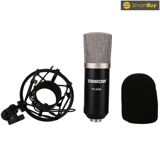 Combo livestream thu âm mic PC K500 + sound card icon upod pro