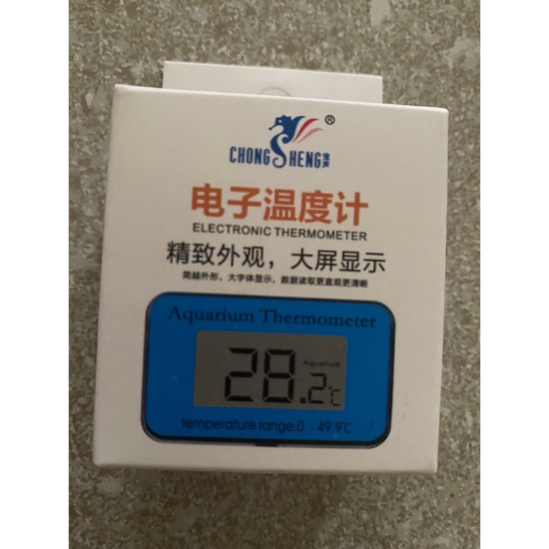 Nhiệt kế điện tử dán ngoài bể cá - nhiệt kế