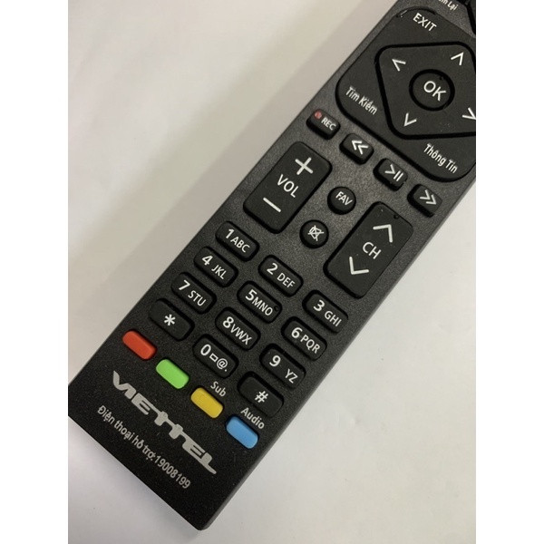 remote điều khiển đầu thu box Viettel chính hãng