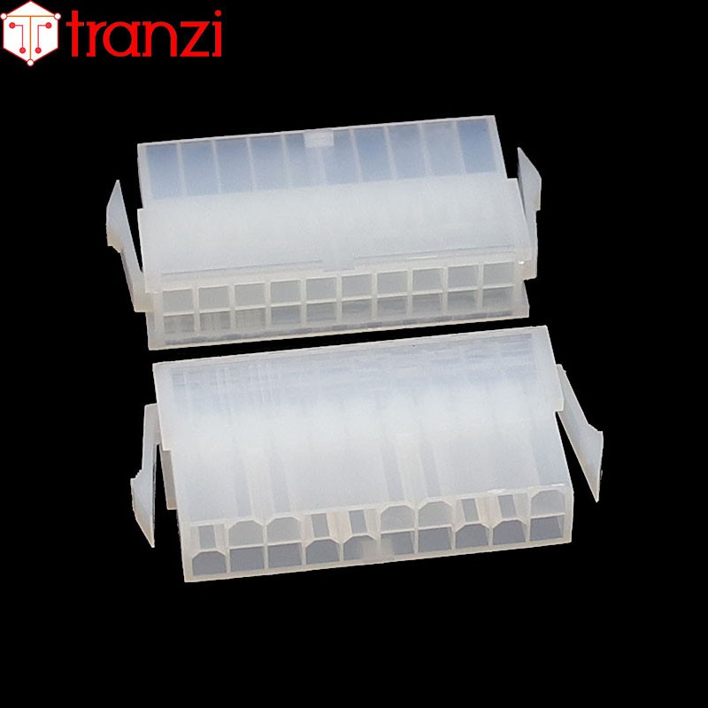 Vỏ header 4.2mm 5559 2x10P 24mm trắng - túi 5 cái