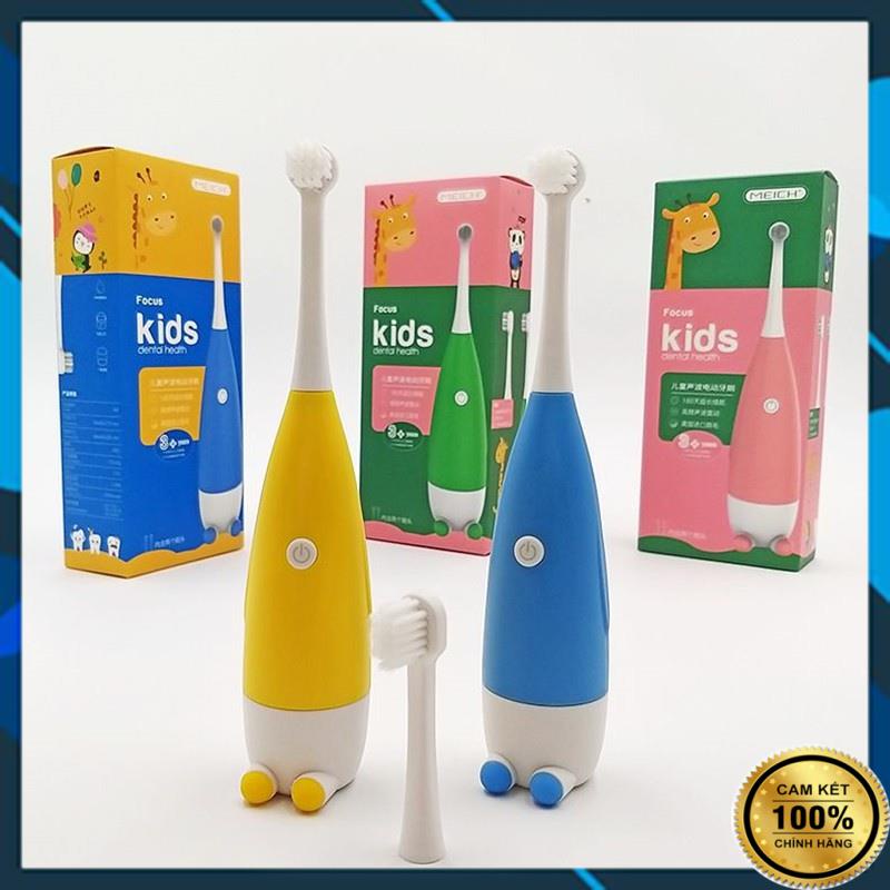 Bàn Chải Đánh Răng Điện Cho Bé MEICH - TẶNG ĐẦU CHẢI THAY THẾ, Bàn Chải Đánh Răng Tự Động Trẻ Em