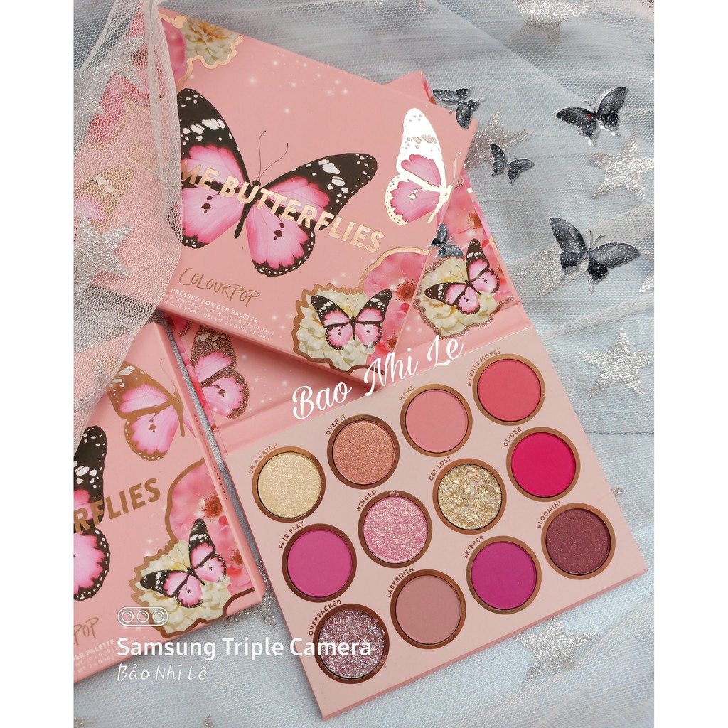 Bảng phấn mắt Colourpop × Butterfly