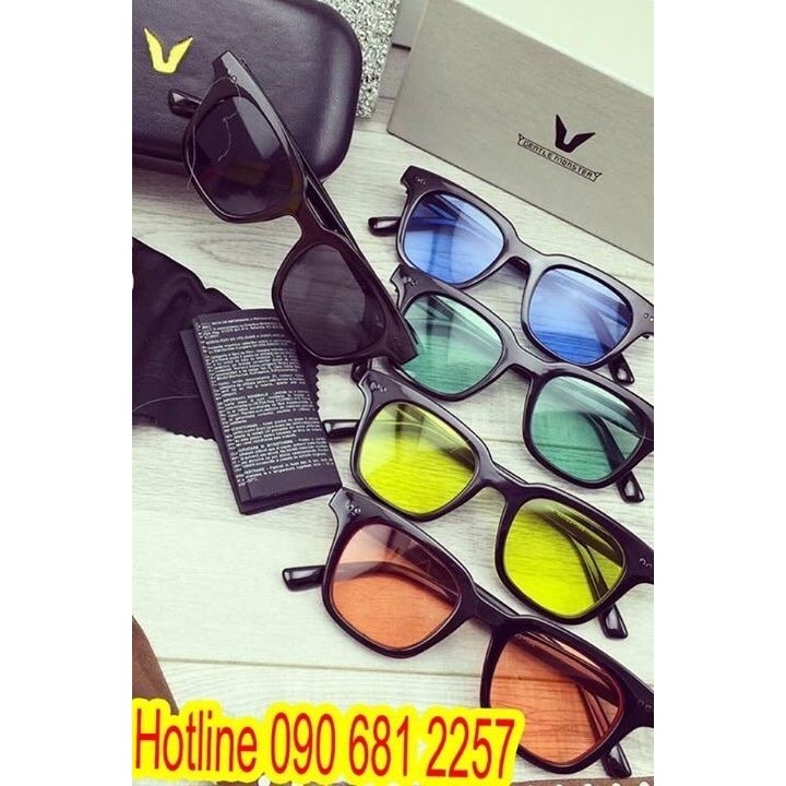 Mắt kính râm chữ V gọng nhỏ nhiều màu💖kính mát teen nam nữ Hàn Quốc thời trang AH129 | BigBuy360 - bigbuy360.vn