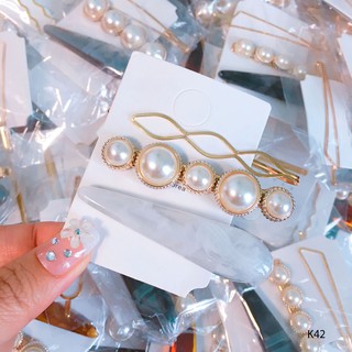 Set 3 kẹp tóc Hàn Quốc sang chảnh K42
