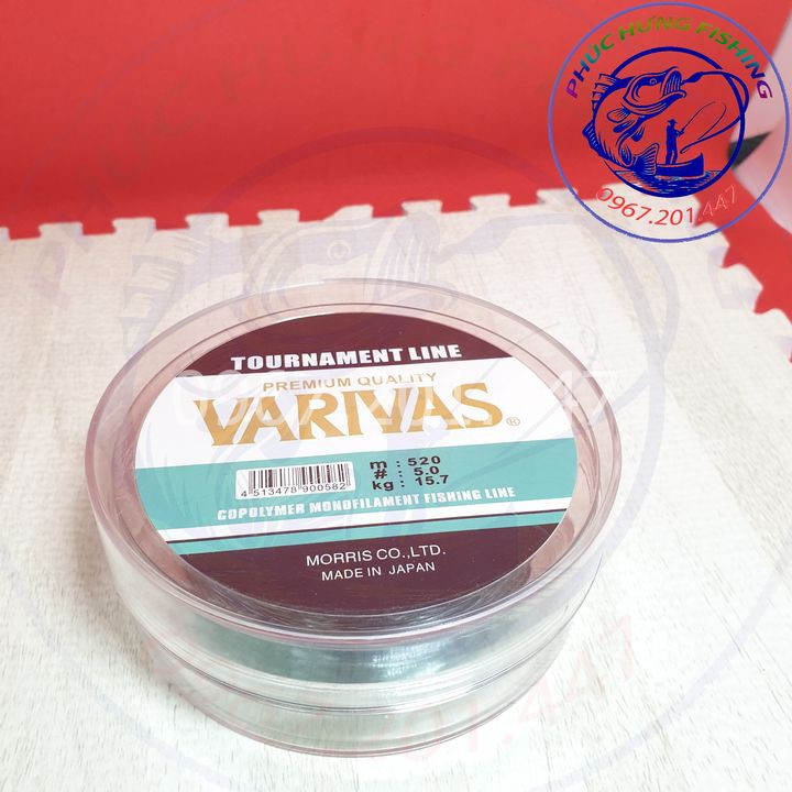 Cước Câu Cá Kháng Sóc Chống Mòn 520m Variavas chuyên tra,chim,trắm,lacer.....