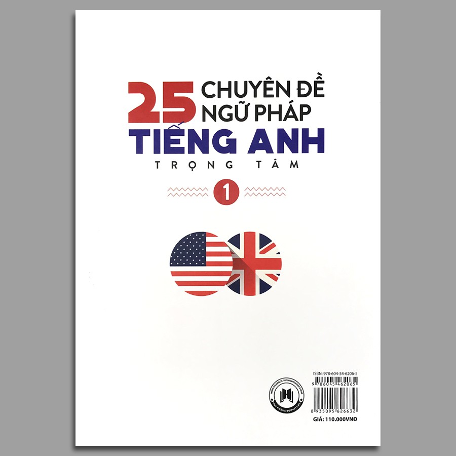 Sách 25 chuyên đề ngữ pháp tiếng Anh trọng tâm tập 1