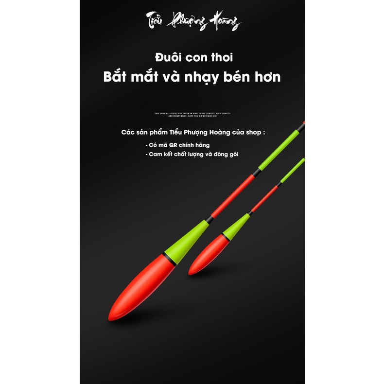 Phau câu đài tiểu phượng hoàng XIAOFENGXIAN mã phao YF,phao câu cá