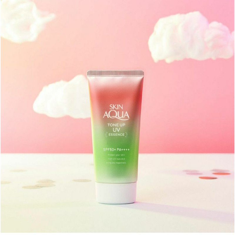 Kem Chống Nắng Skin Aqua Tone Up UV Essence SPF 50+ PA++++ Màu hồng Sakura