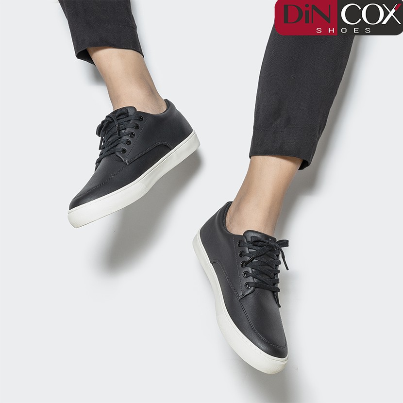 Giày Sneaker Da Nam DINCOX D06 Thể Thao, Năng Động Black