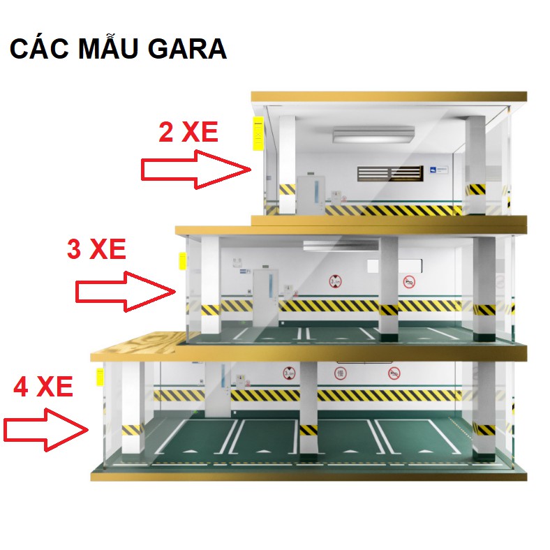 Gara 2 xe mô hình ô tô tỉ lệ 1:24 bằng gỗ có đèn chiếu sáng đồ chơi trẻ em