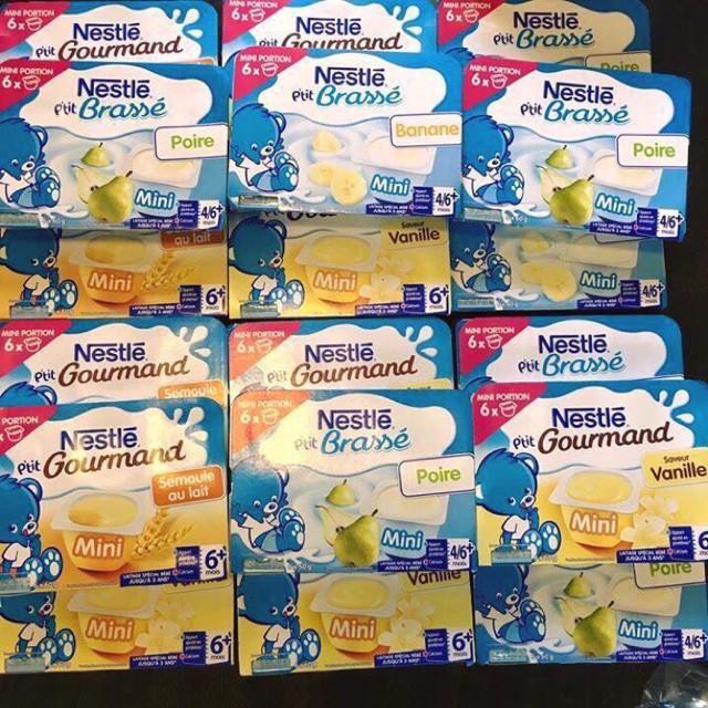 Váng sữa Nestle vỉ 6 hộp x 60G cho bé từ 6 tháng (HSD 6/2022)