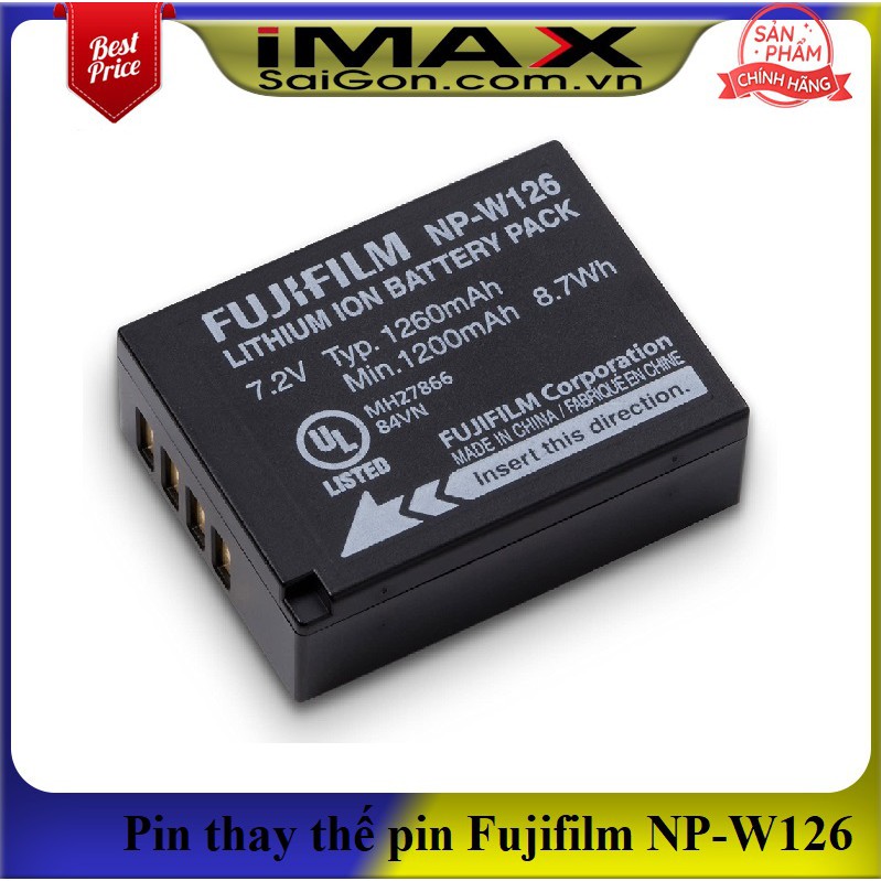 Pin thay thế pin máy ảnh Fujifilm NP-W126