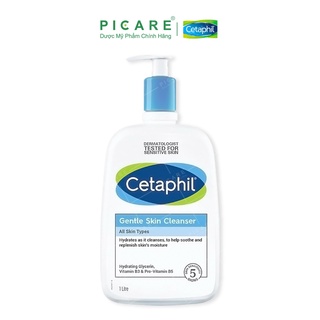 Sữa rửa mặt dịu nhẹ dành cho mọi loại da Cetaphil Gentle Skin Cleanser All Skin types 1 lít