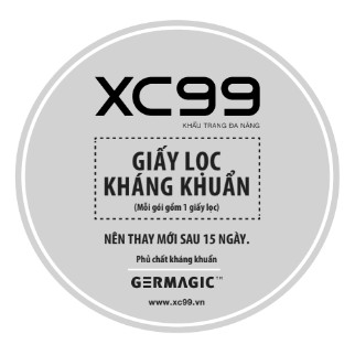 Giấy lọc kháng khuẩn dùng cho van thông khí khẩu trang XC99