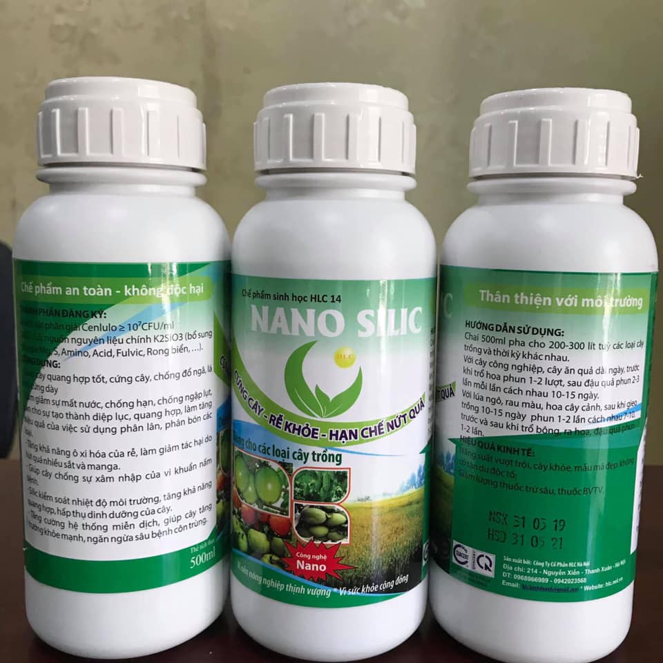 CHẾ PHẨM NANO SILIC VBIO HLC  500ml
