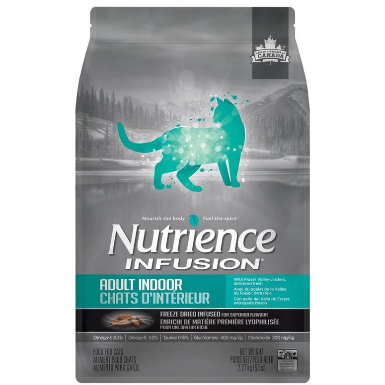 10kg Hạt Mèo lớn Nutrience Infusion cho Mèo Trưởng Thành - Nutrience Infusion Adult Indoor for Cats nhập Canada
