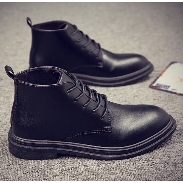 [Mã FAGREAT245 giảm 8% tối đa 50K đơn từ 250K] Giày Boot Nam Đen SGS GN289 | BigBuy360 - bigbuy360.vn