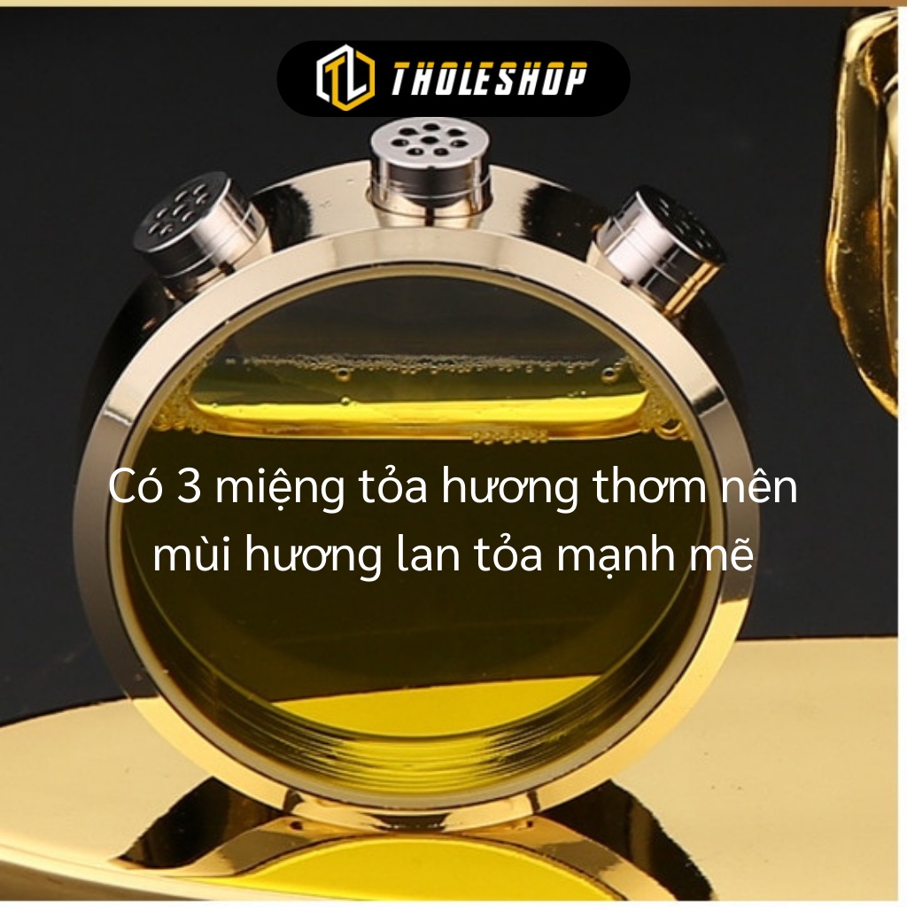 Tượng Nước Hoa - Tượng Ngựa Vàng Phong Thủy Trang Trí  Có Nước Hoa Khử Mùi Xe Hơi 8313