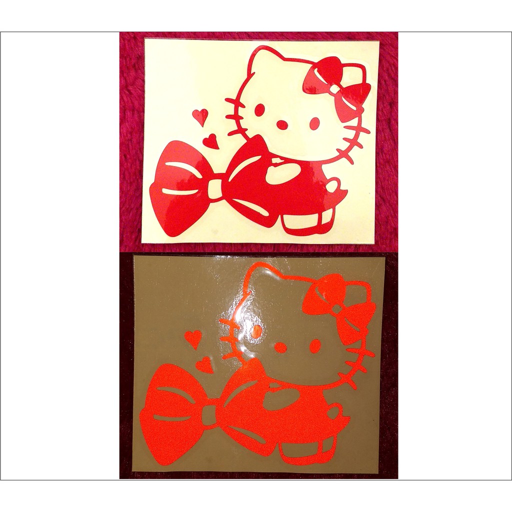 Sticker Dán Tường Hình Hello Kitty