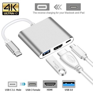 Cáp Chuyển Đổi Type-C Sang USB 3.0 HDMI Adapter Cao Cấp