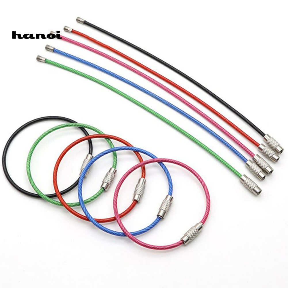 Set 5 / 10 Dây Thép Nối Móc Khóa Bền Bỉ Tiện Dụng