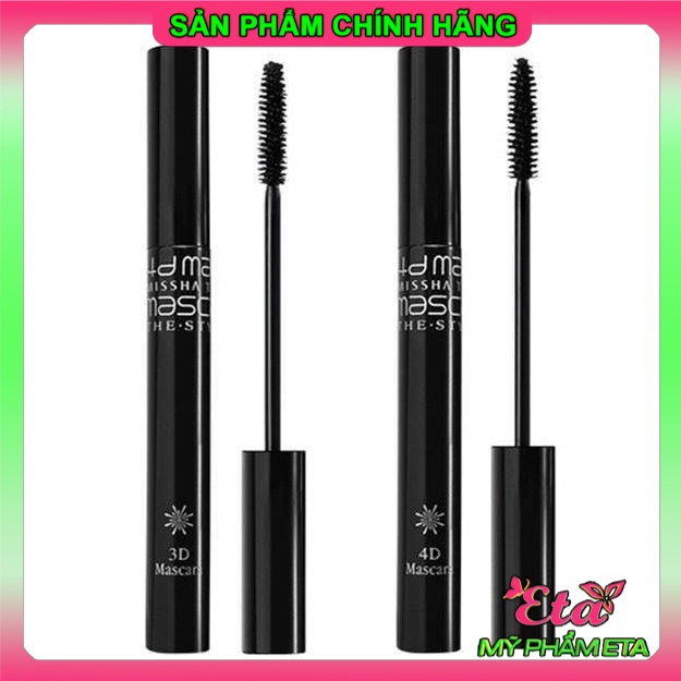 Mascara chuốt mi MISSHA 4D làm dày và cong mi hiệu quả