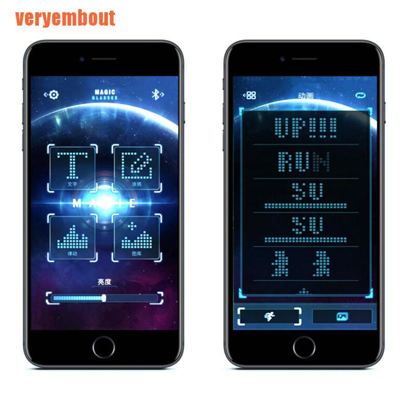 Mắt Kính Tích Hợp Đèn Led Phát Sáng Kết Nối Bluetooth Cổng Usb | BigBuy360 - bigbuy360.vn