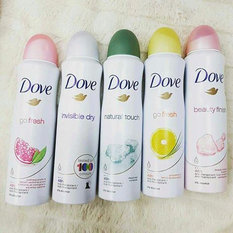 Xịt khử mùi Dove nữ 150ml - MỸ