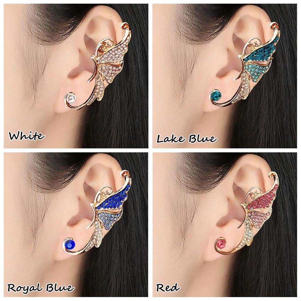 EUTUS Bông Tai Bướm Thời Trang Cho Nam Và Nữ