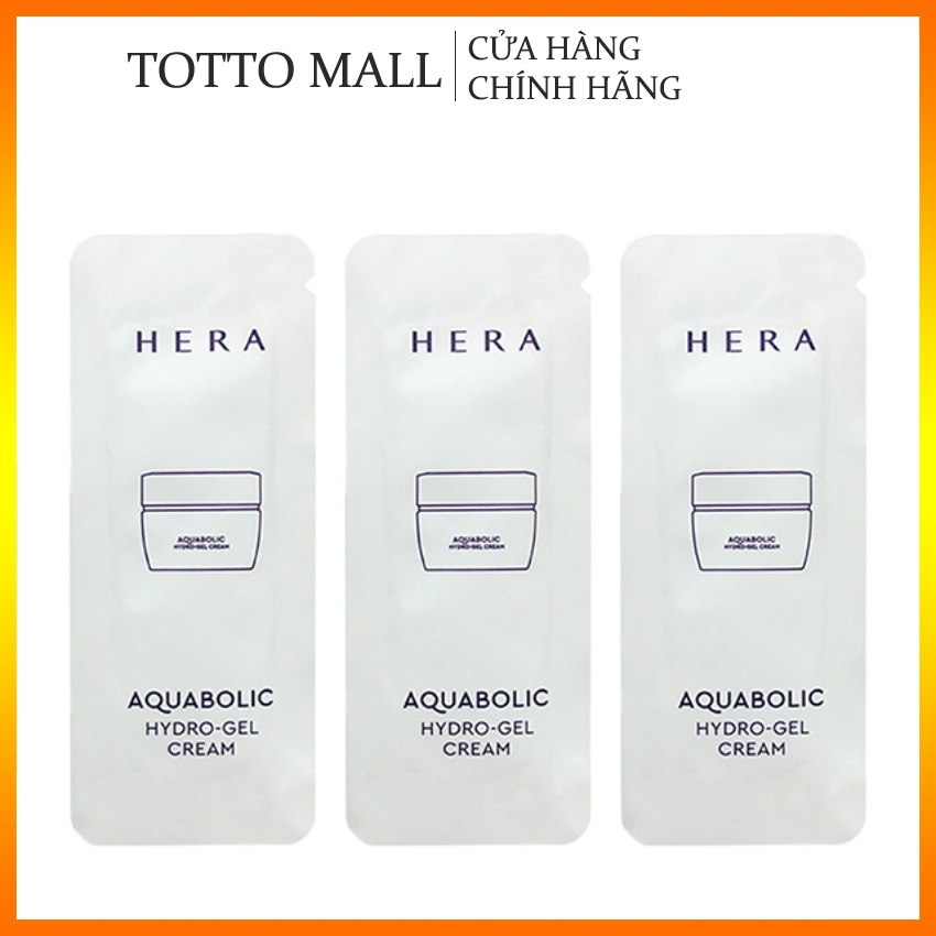 [12 - 30 gói] Kem dưỡng trắng sáng da Hera Aquabolic Hydro-Whip Cream 1ml/gói