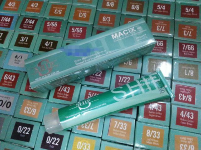 Thuốc nhuộm tóc màu nâu rêu đá Ship