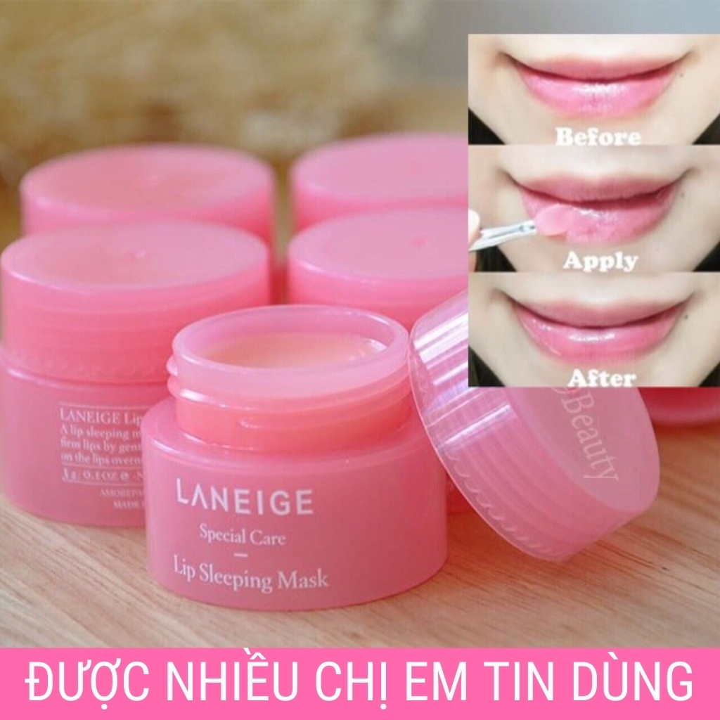 Mặt nạ ngủ son dưỡng môi LANEIGE Lip Sleeping Mask giúp môi hồng - ZAVENCI Official