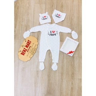 Set body sơ sinh Moon 5 chi tiết