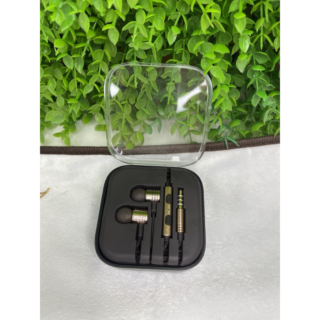 Tai nghe Xiaomi In- Ear Headphones Rose Gold Hộp Vuông Giảm Tiếng Ồn Cao, Thiết Kế Năng Động Đẹp Mắt.