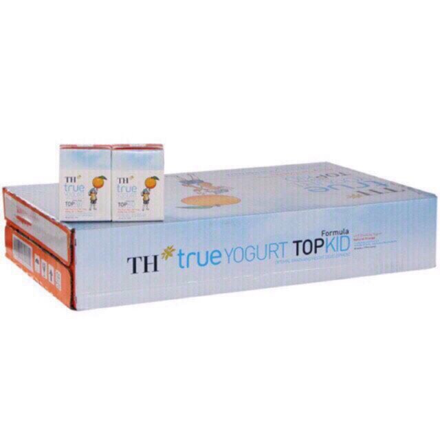 Thùng sữa TH True Milk 110ml cam, dâu, chuối