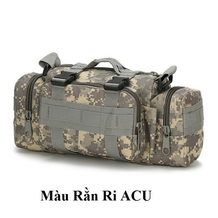 Túi Đeo Hông Cao Cấp Ngụy Trang Quân Đội Chống Nước Cao Cấp, Tiện Dụng, Đa Năng - TÚI PHỤ 7D